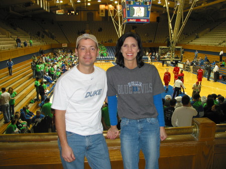 At our first Duke BB game