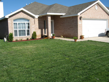 House - with grass, yay!