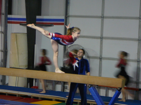 My daughter is a competitive gymnast