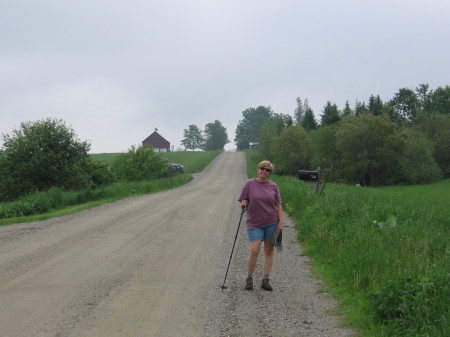 Hiking near home in VT