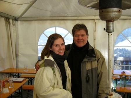 Dad and Daughter Kari, St. Veit, Austria