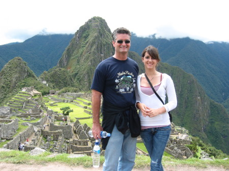 Me and Kristin (one of my 16 year old twin daughters) Machu Picchu