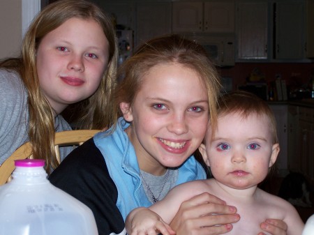 My three girls! Jessica, Janie and Maddi