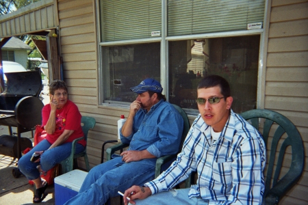 Kitty, Donnie and Jake. Easter 2008