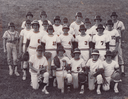 NPMS 8th Grade Baseball circa 1976