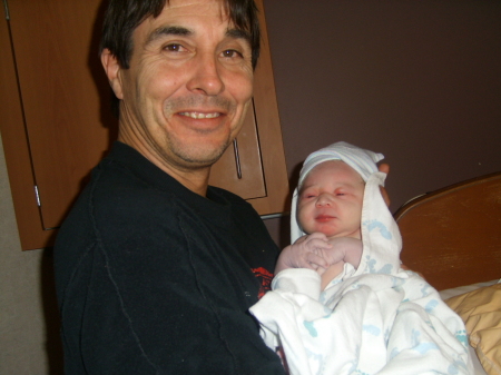 Me and Grandaughter 5 Min old