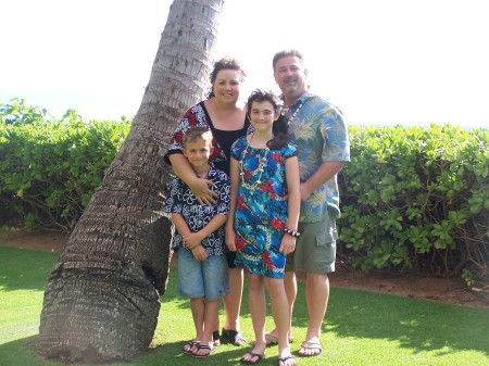 The Family- Hawaii 2007- very windy, haha