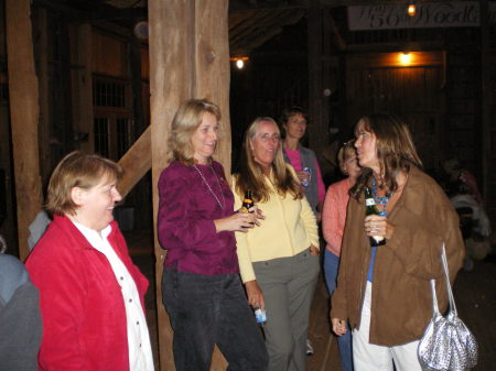 Friends,fun,drinks at the Barn