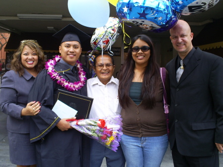 Son Franco's graduation from CSULB