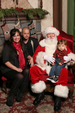 2010 Santa family photo