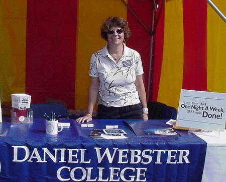 Jan at Daniel Webster College Aviation Heritage Festival