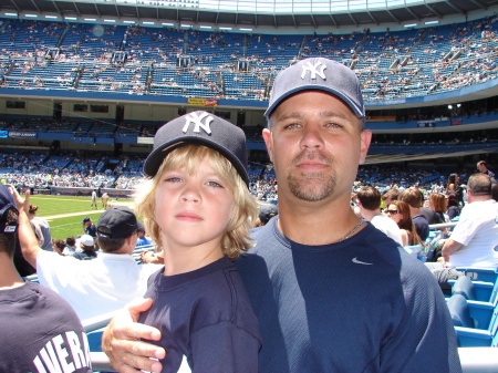 Kyzick & Me at Yankee Stadium 2007