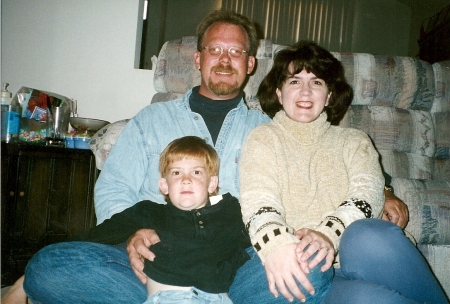 Bob, Darla, and Alex Easter 98