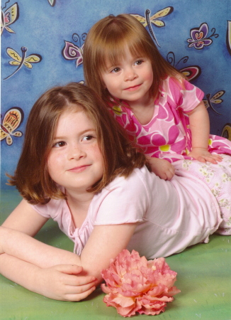 My girls in 2006