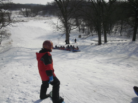 snowboarding