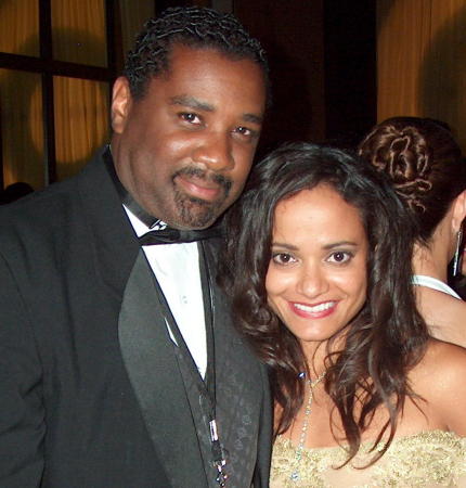 Actress Judy Reyes and Mike at Kennedy Center  Gala