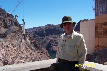 My Dad at Hoover Dam