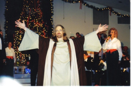 Playing Christ at Christmas - 34 years old