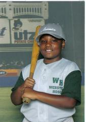 My grandson's baseball photo in 2007