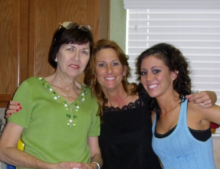 Me, my daughter, and oldest granddaughter