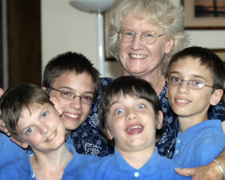 Bunches of great-grandsons