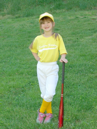 My little softball player