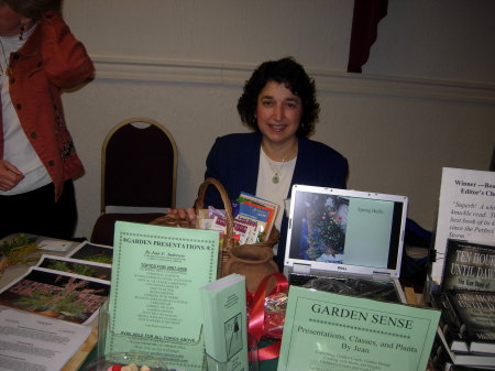 My booth at Garden Club of MA presentors day 06