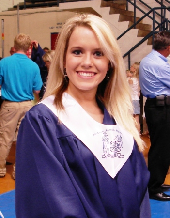 Heather at her graduation 2007