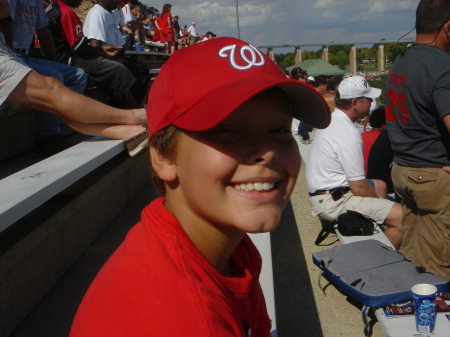 Quin at the BSU Football game