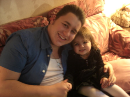 My son, Alex and my 'Brileigh-girl'