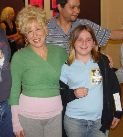 My daughter and Bette Midler