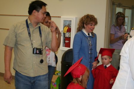 ZACH<My "middlest son"> at his pre-K graduation 5/07