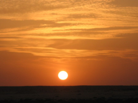 Kuwait at sunset