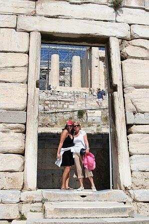 Me and Ad in Athens, Greece