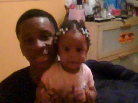 My son Andre and granddaughter Anyea