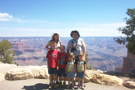 Family at the rim