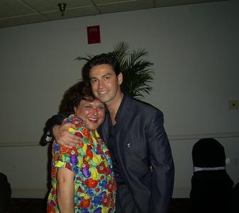 Vikki with Tenor Mario Frangoulis