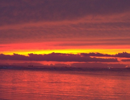 Sunset at Ala Moana