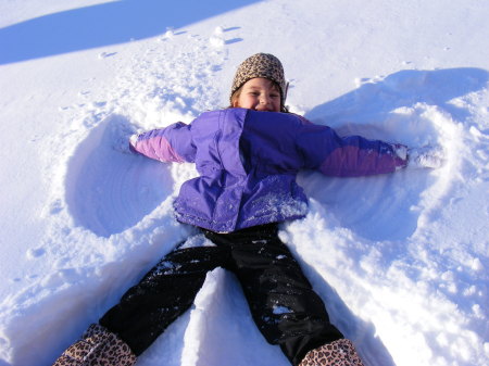 Snow angel.