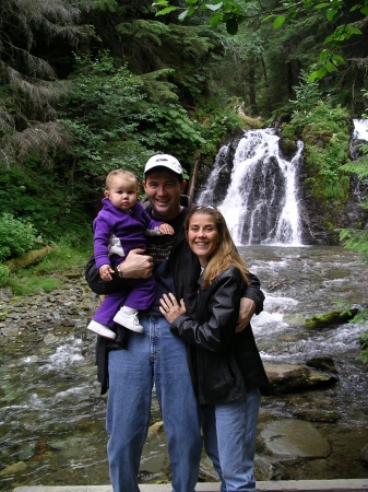 Shea, My husband (Casey) & Me in Alaska ('04)
