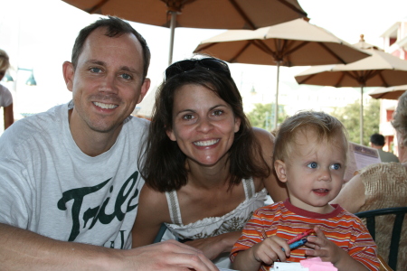 tim, me and Austin somewhere at Disney