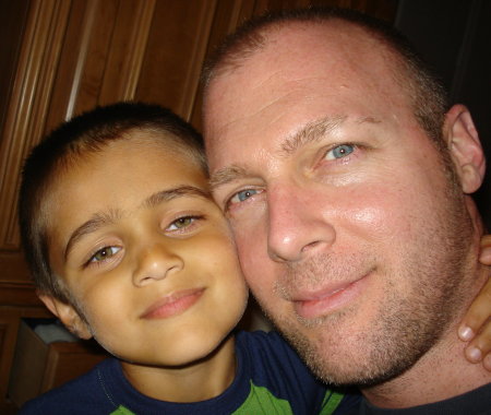 Christian & Daddy! June 2008