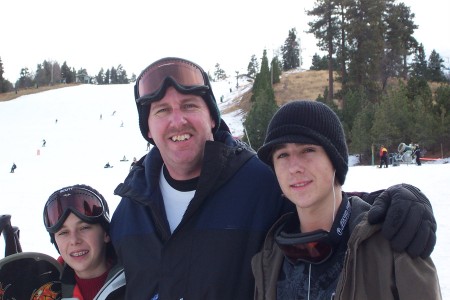 My Boys and I Skiing