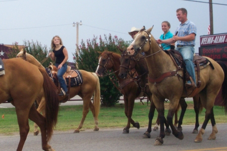 The Kids and I in the Velma Picnic Parade