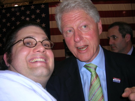 Aaron With Bill Clinton