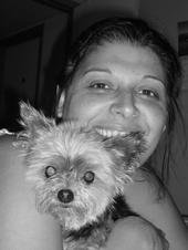 ME WITH MOLLY, MY YORKIE