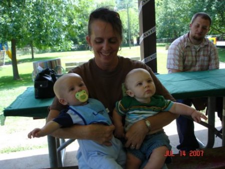 Me and my two youngest grandsons!