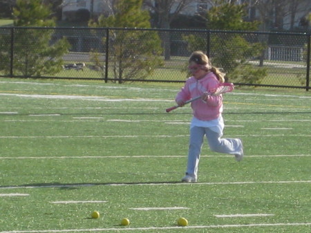 sarah 1st day of lacrosse