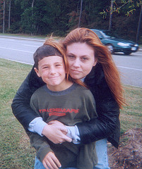Helen and Kieran in 2000