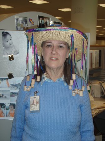 May 9, 2008 - I won the hat contest at work